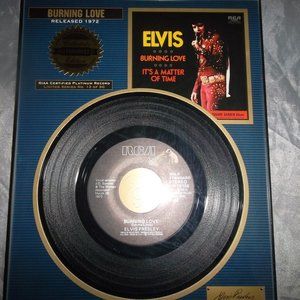 ELVIS PRESLEY "BURNING LOVE"-#13 OF 90 COLLECTOR SERIES-RCA AUTHORIZED-PERFECT